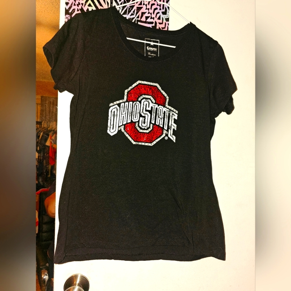 Women's Ohio state university Rinestone Tshirt  large Campus Couture Nwot
